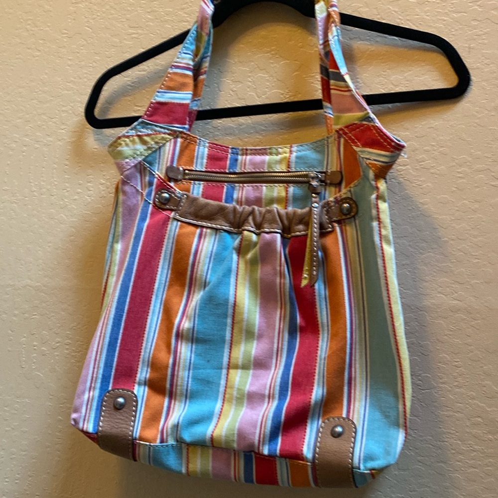large purse or beach bag. Fossil brand